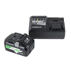 Metabo HPT MultiVolt 36V 4.0Ah battery powers compatible 18V tools.