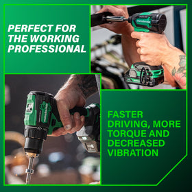 Metabo HPT Multivolt impact driver cordless for fastener driving.