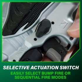 Metabo HPT N3804AB3 air-hose-fit keeps the hose out of the way.