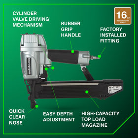 Metabo HPT N5008AC2 one-to-two inch fasteners cover common construction needs.
