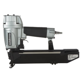 Metabo HPT N5024A2 wide crown stapler front view for precise lathing and sheathing