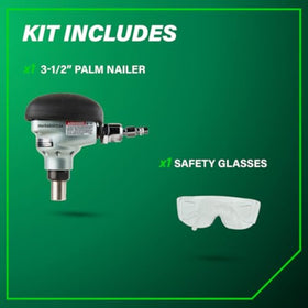 Metabo HPT NH90AB lightweight design at 1.3 lbs for easy handling.