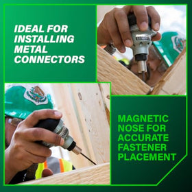 Metabo HPT NH90AB 360-degree swivel plug for hose management.