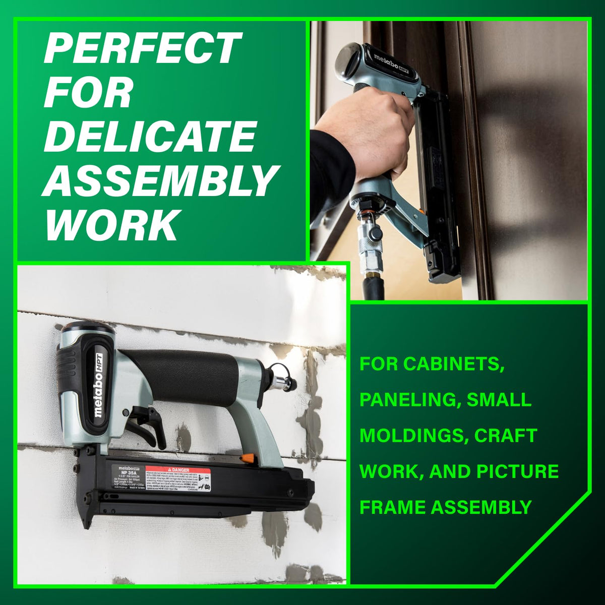 NP35A depth adjustment enables flush drives on varied surfaces