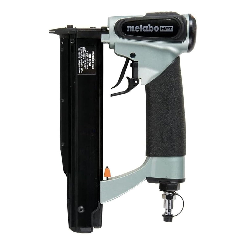 Metabo HPT NP35A front view pin nailer for precise cabinet work