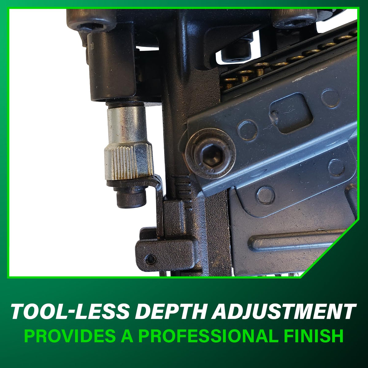 Metabo HPT NR83A5 rear loading magazine for quick reloads