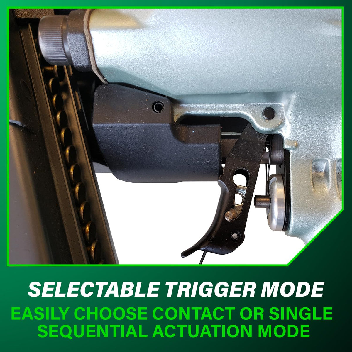 Metabo HPT NR83A5 two-piece magazine for durability and replacement