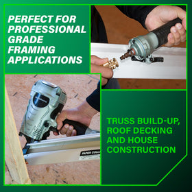 Metabo HPT NR90ADS1 selective actuation switch enables versatile nailing modes
