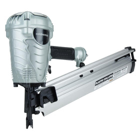 Metabo HPT NR90AES1 nailer on flooring tasks delivering precise, efficient driving.