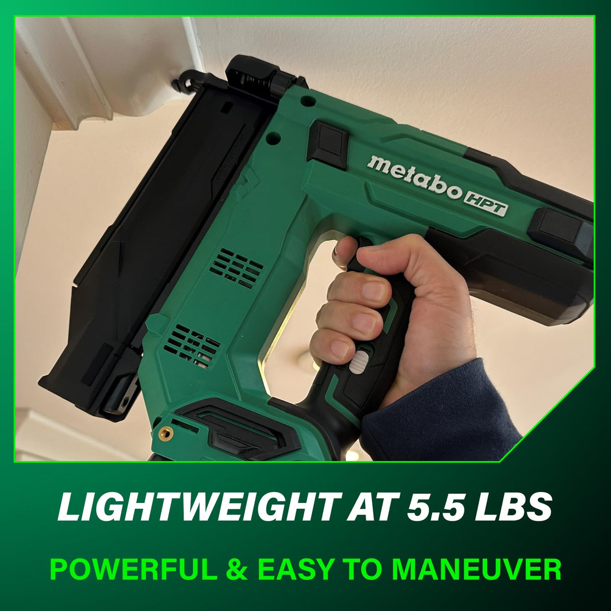 Metabo HPT NT1850DG cordless convenience without gas or hose