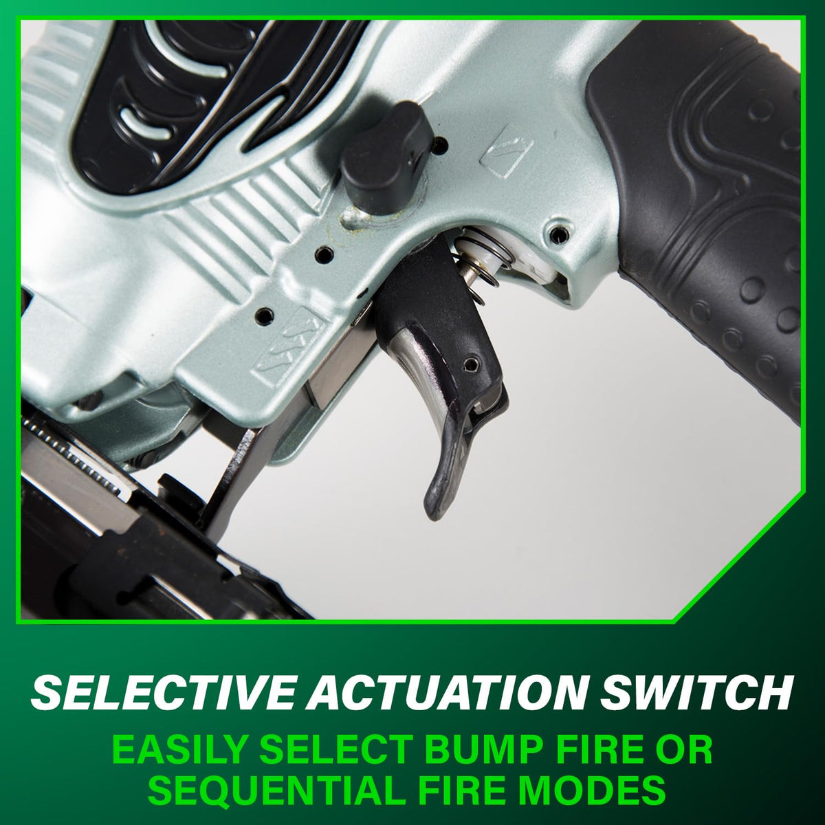 Metabo HPT NT65M2S 360-degree exhaust directs air away