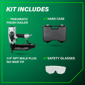 Metabo HPT NT65M2S lightweight at 3.7 lbs reduces fatigue