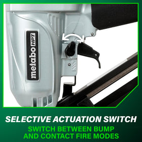 Metabo HPT NT65MA4 ergonomic grip for steady handling