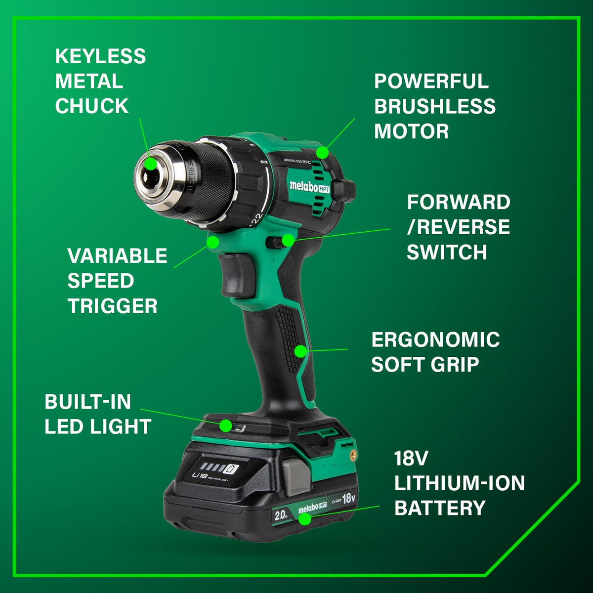 Metabo HPT quick charger speeds up tool readiness.
