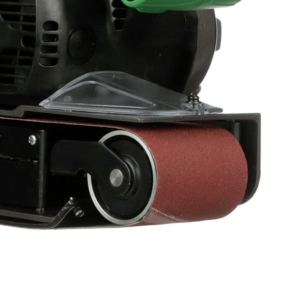 Metabo HPT SB8V2 belt sander speed control dial enabling versatile applications