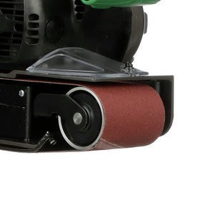 Metabo HPT SB8V2 belt sander speed control dial enabling versatile applications