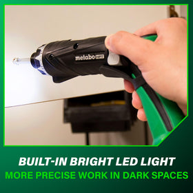 Metabo HPT forward and reverse switch enables quick bit changes