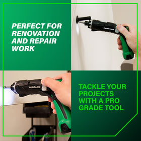 Metabo HPT 3.6V screwdriver with built in LED for dark workspaces
