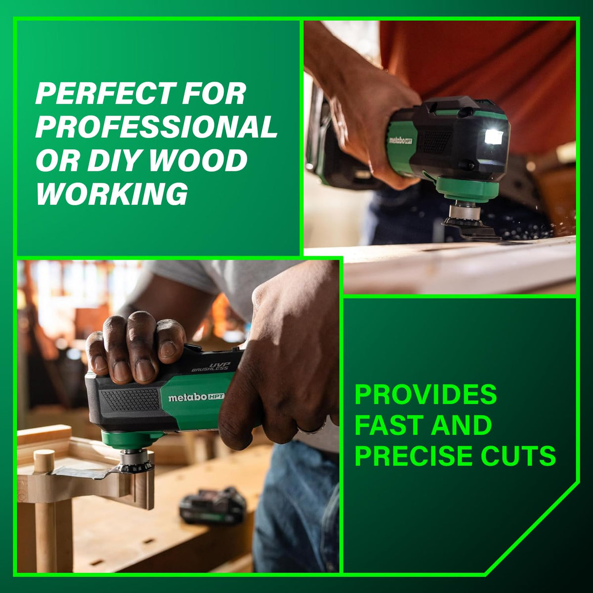 Metabo HPT Starlock universal-fit blades for broad attachment compatibility