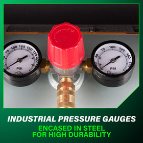 Metabo HPT UA3810AB industrial gauges in steel casing for durability