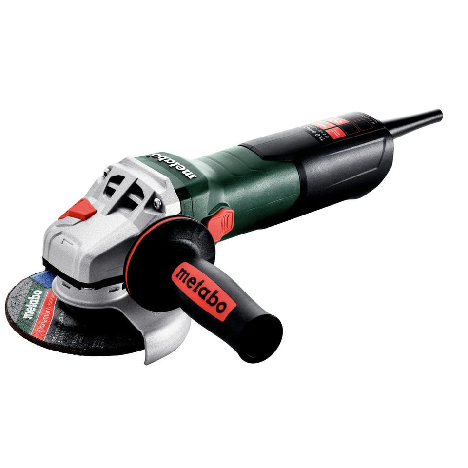 Metabo HPT W 11-125 Quick grinder full view showing torque and build quality for fast material removal