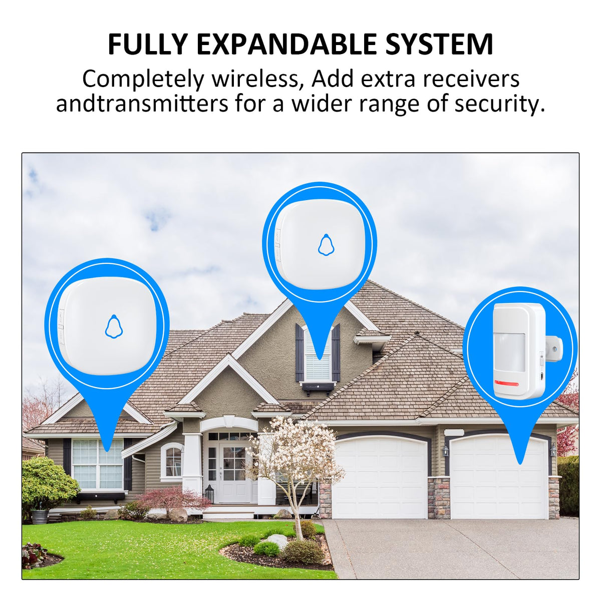 METAK system expandable to twenty sensors for broader coverage in larger areas.