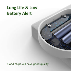 METAK alarm emits a loud 100dB alert when leak detected.