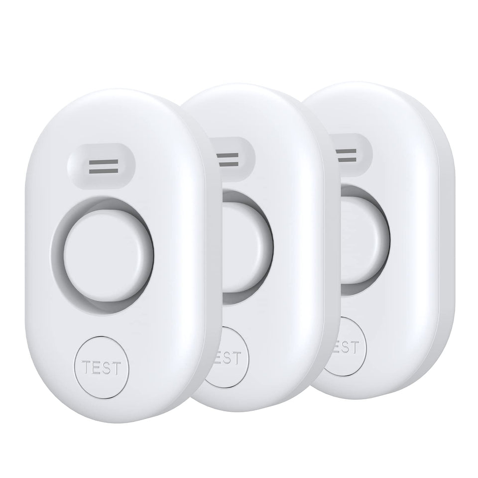 METAK water leak detector front probes for fast leak alerts.