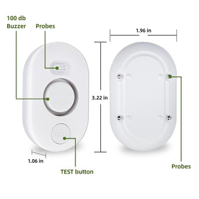 METAK detector placed near sink to catch drips and leaks.