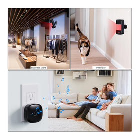 METAK wide-coverage 110-degree detection and 26ft range for doors