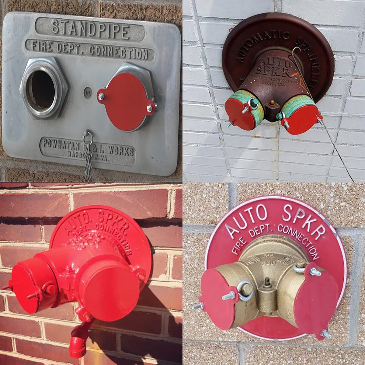 Cast aluminum Metal Magery FDC caps resist rust and weather exposure.