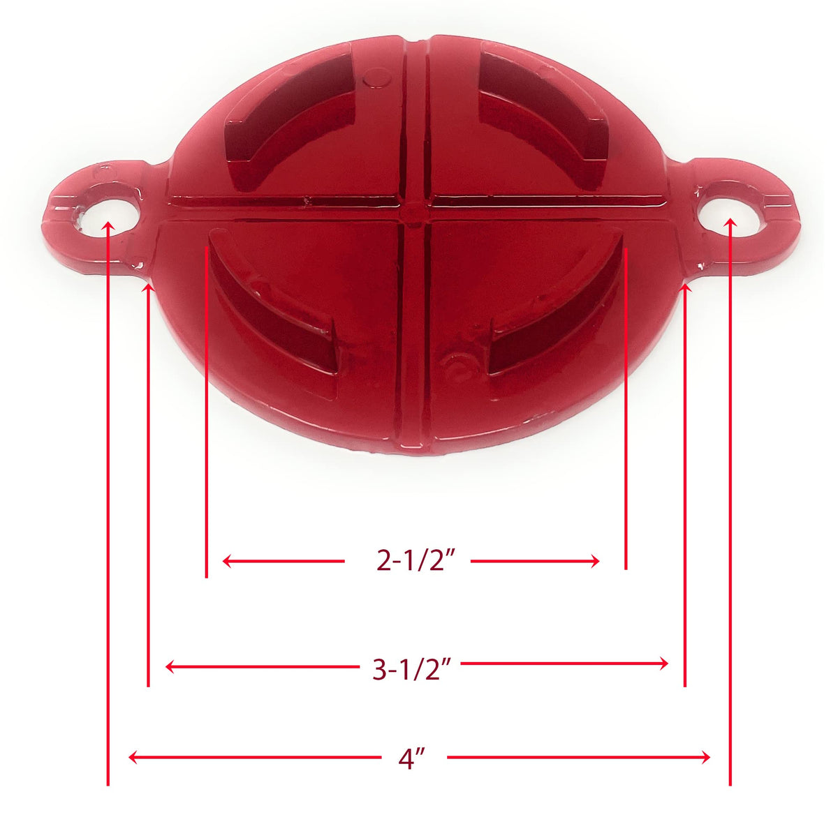 Scored tabs on Metal Magery FDC caps enable quick removal with hydrant wrench.