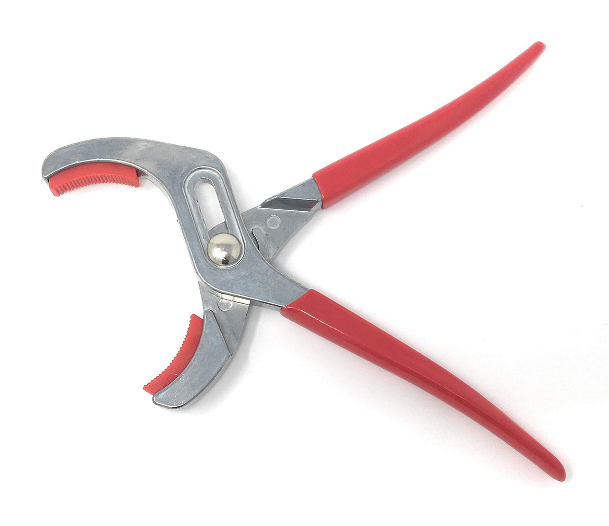 Metal Magery sliding jaw pivot point enables versatile positioning for cramped spaces.
