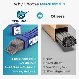 METAL MARLIN E7018 H4R ideal for structural and fabrication projects