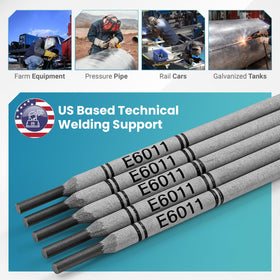High cellulose potassium coating delivering strong arc and dependable fusion.