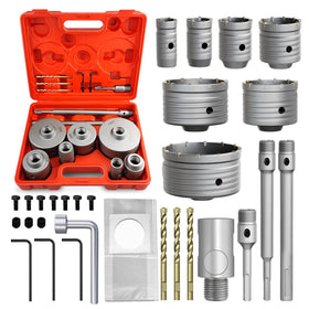 METOTY 22-piece hole saw kit with 30mm bit for precise wall openings