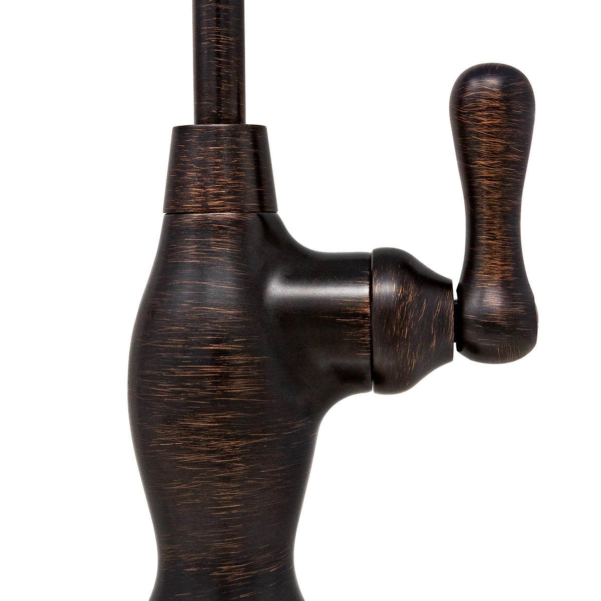 Gooseneck design with 360-degree swivel for flexible dispensing.