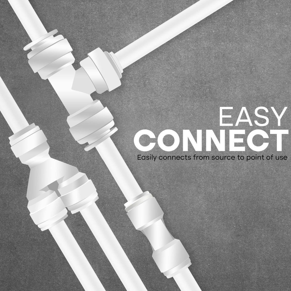 Metpure tubing cut cleanly for precise, burr-free connections