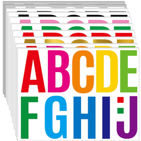 Metsyth 4-inch alphabet letters on vinyl for classroom signage.