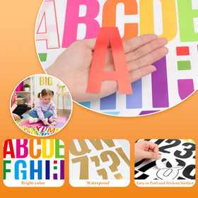 Metsyth easy-peel sticky letters for quick labeling.