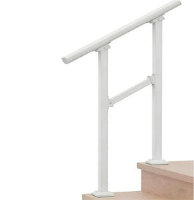 Metty Metal handrails for outdoor steps offer sturdy support and weather-resilient design.