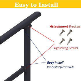Metty Metal porch rail kit suitable for multiple locations