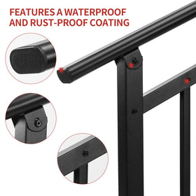Metty Metal rust-resistant coating preserves outdoor railing appearance