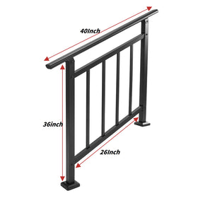 Metty Metal indoor stair rail kit demonstrates clean lines and easy access for daily use