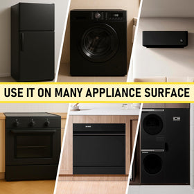 Meuvcol appliance paint curing on microwave area maintains rust prevention