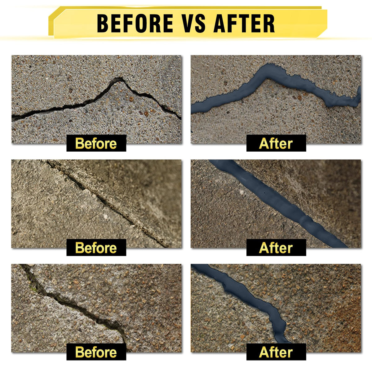 Meuvcol crack filler being injected into a concrete crack