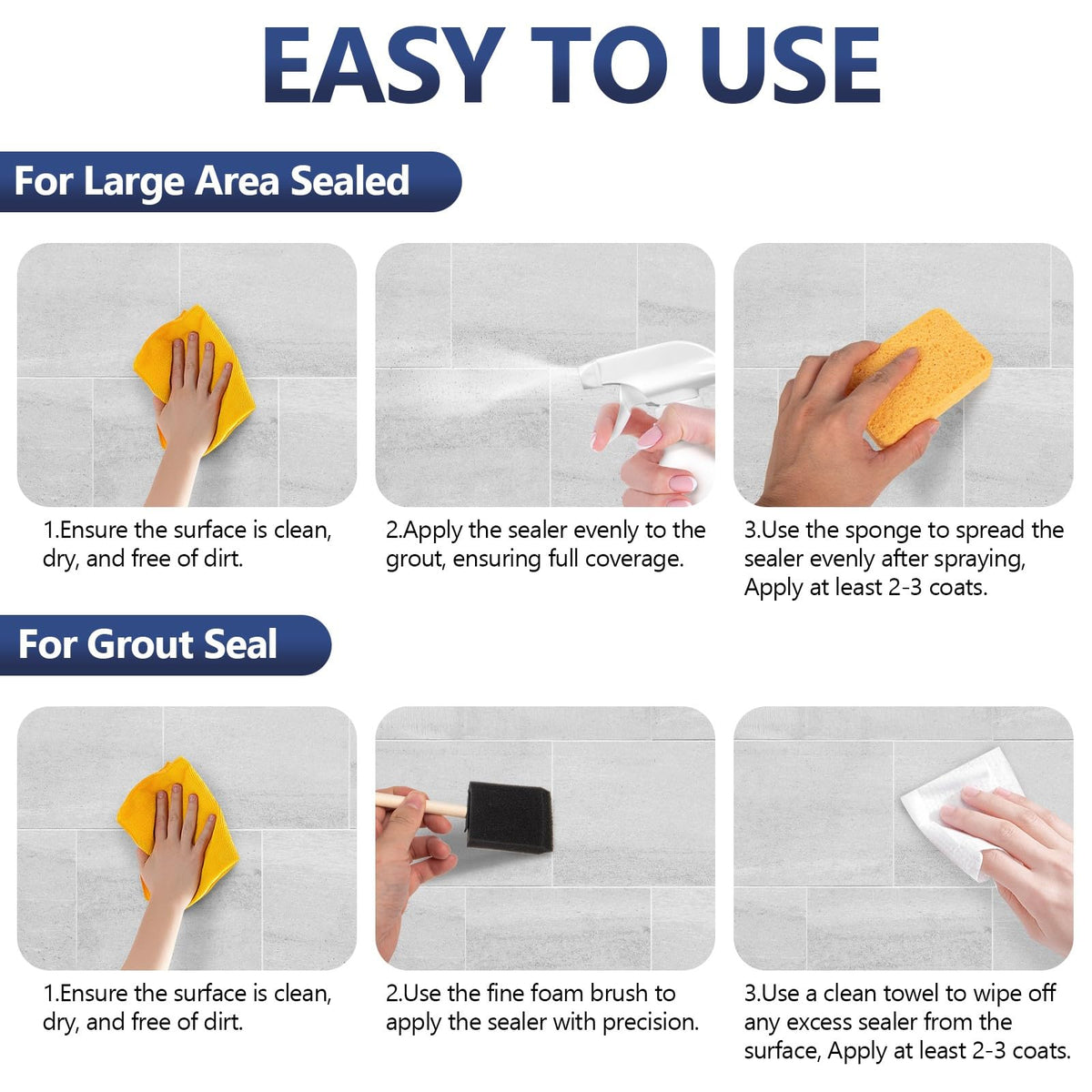 Meuvcol grout sealer outdoor application protecting stone and masonry.