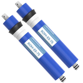 MewMore 75 GPD RO membrane ready for under-sink filtration in standard housing.