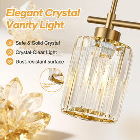 Meybiok vanity light installation shows adjustable angles for versatile lighting