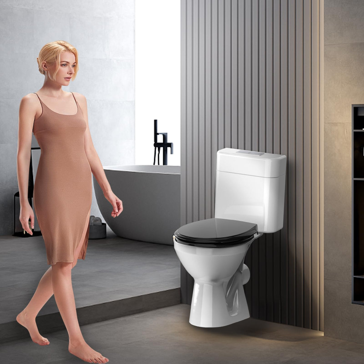 Meydrdou bottom-fix configuration in black ensures stable installation